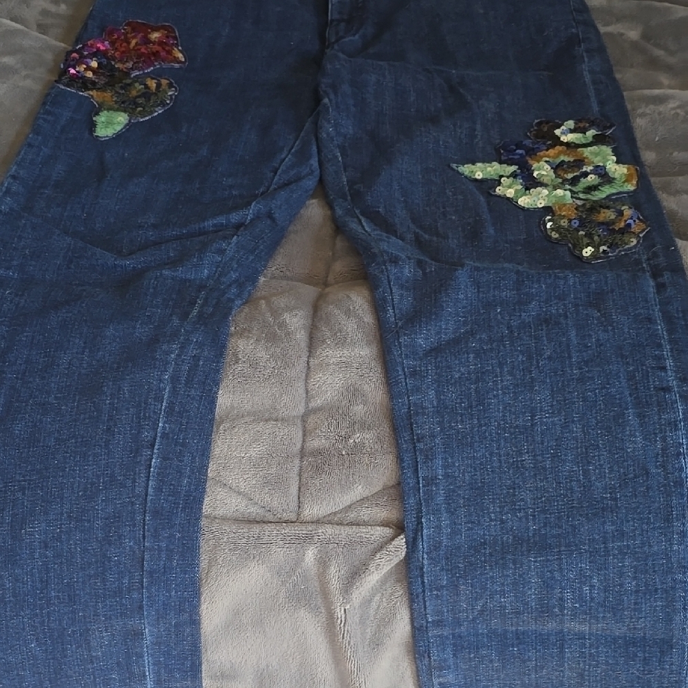 Pilcro Embellished Slim Boyfriend Jeans